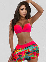 Купальник раздельный с юбкой JUNKER Элида 1119 красный (В НАЛИЧИИ ТОЛЬКО 44 46 52 УКР р-ры), фото 2