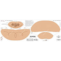 Схема для вышивания бисером Tela Artis Винтажные розы, цвет бежевый СТ-003 (1)