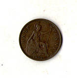 Велика Британія Король Георг V 1/2 пенні 1934 рік мідь №1747, фото 3