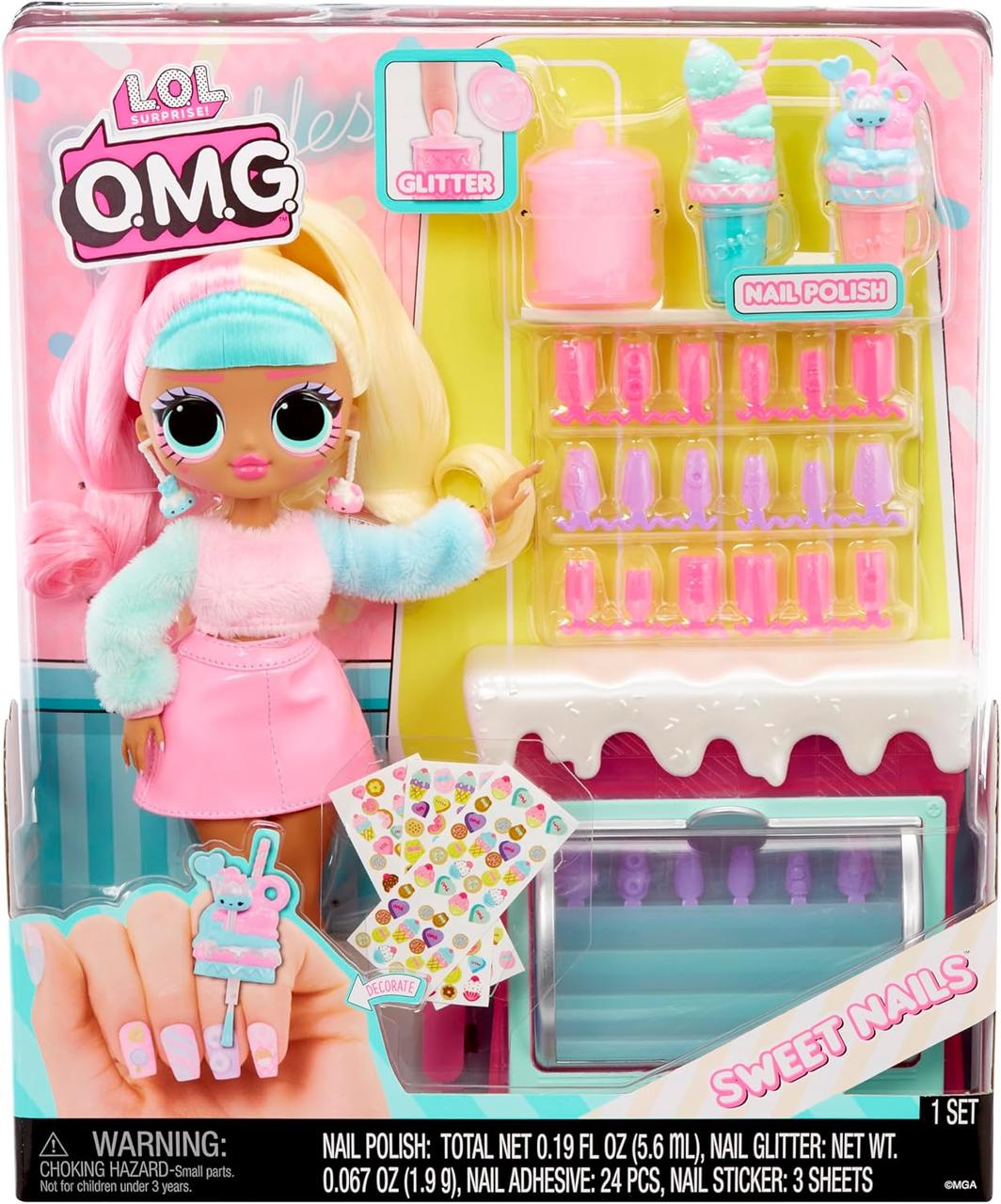 Лялька ЛОЛ ОМГ Цукерка Бон LOL Surprise OMG Sweet Nails Candylicious Sprinkles Shop 503781