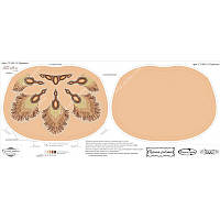 Схема для вишивання бісером Tela Artis Пір'ячко, колір бежевий СТ-002 (1)