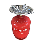 Газовий обігрівач ORGAZ SB649 2.8 кВт + Балон InterTool 5л в комплекті + пальник на балон в подарунок, фото 2