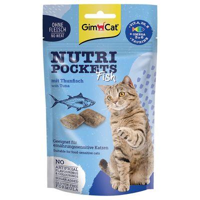 GimCat Nutri Pockets Fish тунцем 60 гр.