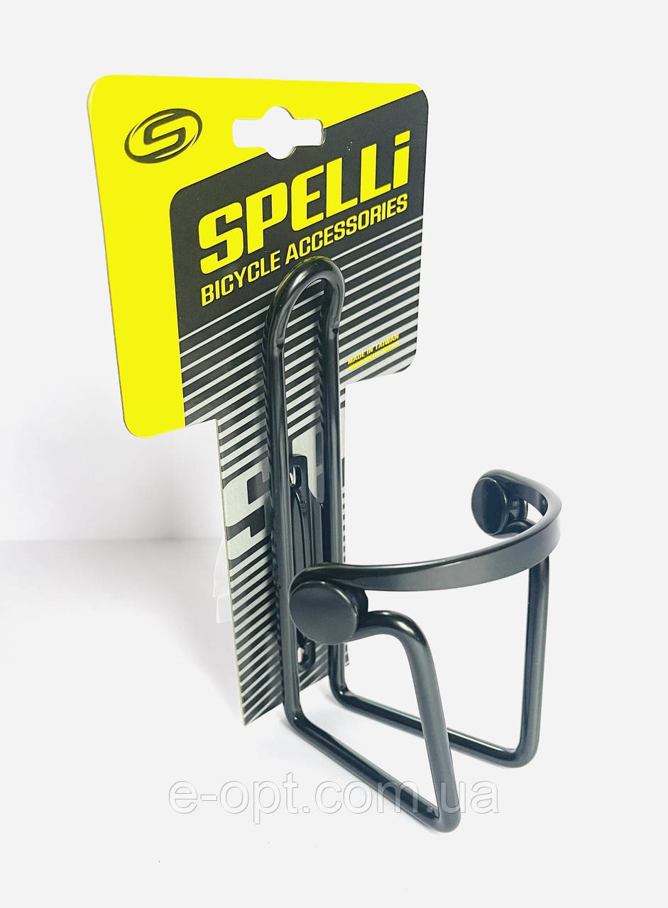 Фляготримач для води SPELLI (чорний). Кріплення фляги