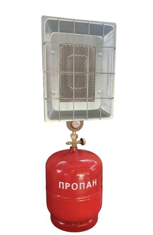 Газовий обігрівач ORGAZ SB649 2.8 кВт + Балон InterTool 5л в комплекті + пальник на балон в подарунок, фото 1