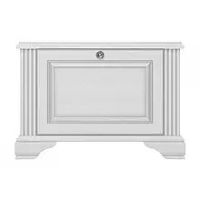 Тумба для взуття 1D з ДСП/МДФ ВАЙТ Ясен сніжний/Сосна срібна Gerbor