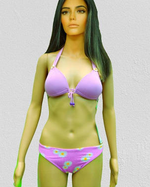 Купальник раздельный в РУБЧИК Samegame 21120 Маша сиреневый (В НАЛИЧИИ ТОЛЬКО 42 44 46 48 50 УКР р-ры), фото 2