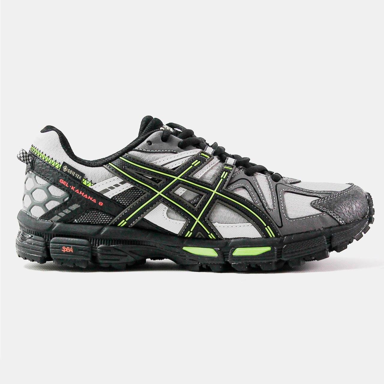 Кросівки чоловічі сірі зимові Asics Gel-Kahana 8 Grey Green Winter Termo Gore-Tex(19088), фото 1