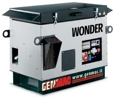 Трифазний бензиновий генератор GENMAC Wonder 12100KE (12 кВа)