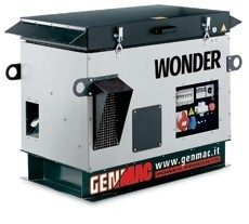 Трифазний бензиновий генератор GENMAC Wonder 12100KE (12 кВа), фото 1
