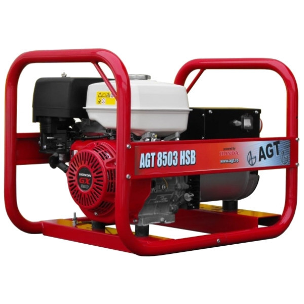 Трифазний бензиновий генератор AGT 8503 HSB PL (8 кВт), фото 1