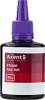 Штемпельна фарба (30 мл, фіолетова) Axent 7301-01-A
