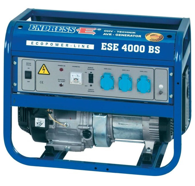 Однофазний бензиновий генератор ENDRESS ESE 4000 BS (4.5 кВт), фото 1