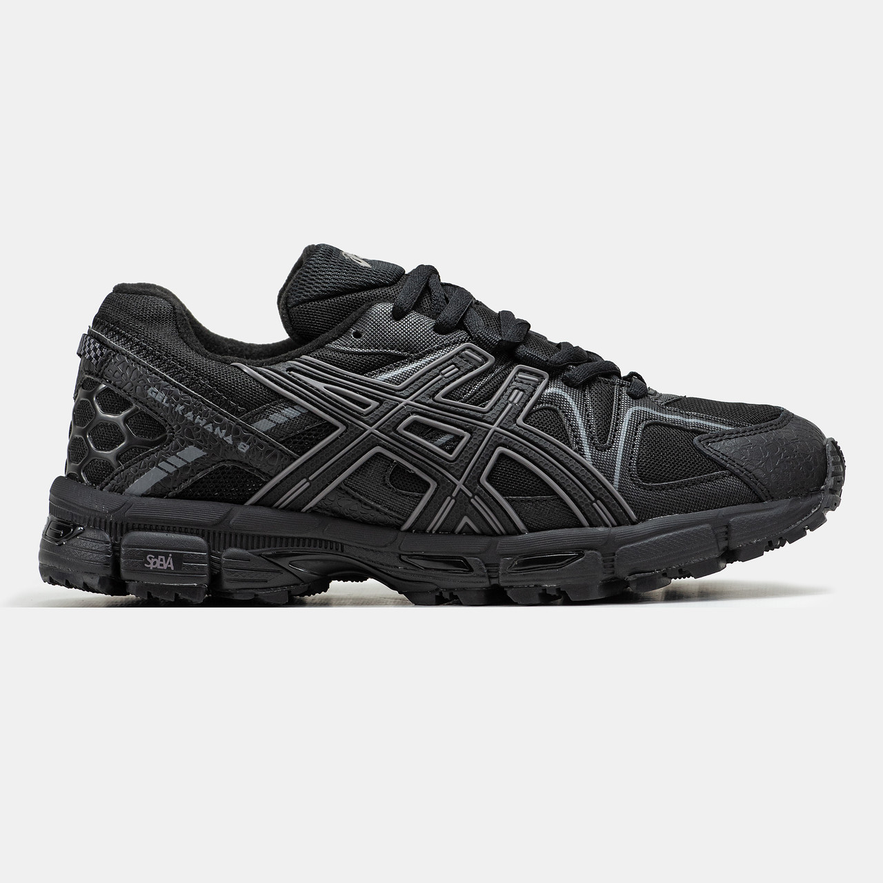 Кросівки чоловічі чорні зимові Asics Gel-Kahana 8 Black Grey Winter Fur (18721), фото 1