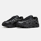 Кросівки чоловічі чорні зимові Asics Gel-Kahana 8 Black Grey Winter Fur (18721), фото 3