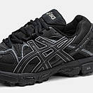 Кросівки чоловічі чорні зимові Asics Gel-Kahana 8 Black Grey Winter Fur (18721), фото 5