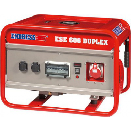 Трифазний бензиновий генератор ENDRESS ESE 606 DSG-GT DUPLEX (6.6 кВт) реверсивний