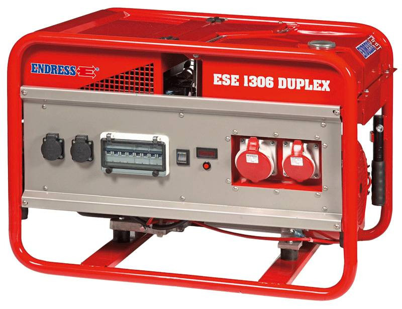 Трифазний бензиновий генератор ENDRESS ESE 1306 DSG-GT ES DUPLEX (10.4 кВт)