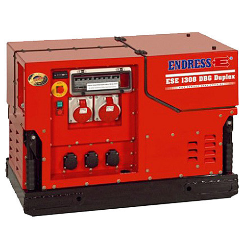 Трифазний бензиновий генератор ENDRESS ESE 1308 DBG ES DUPLEX Silent (7.7 кВт)