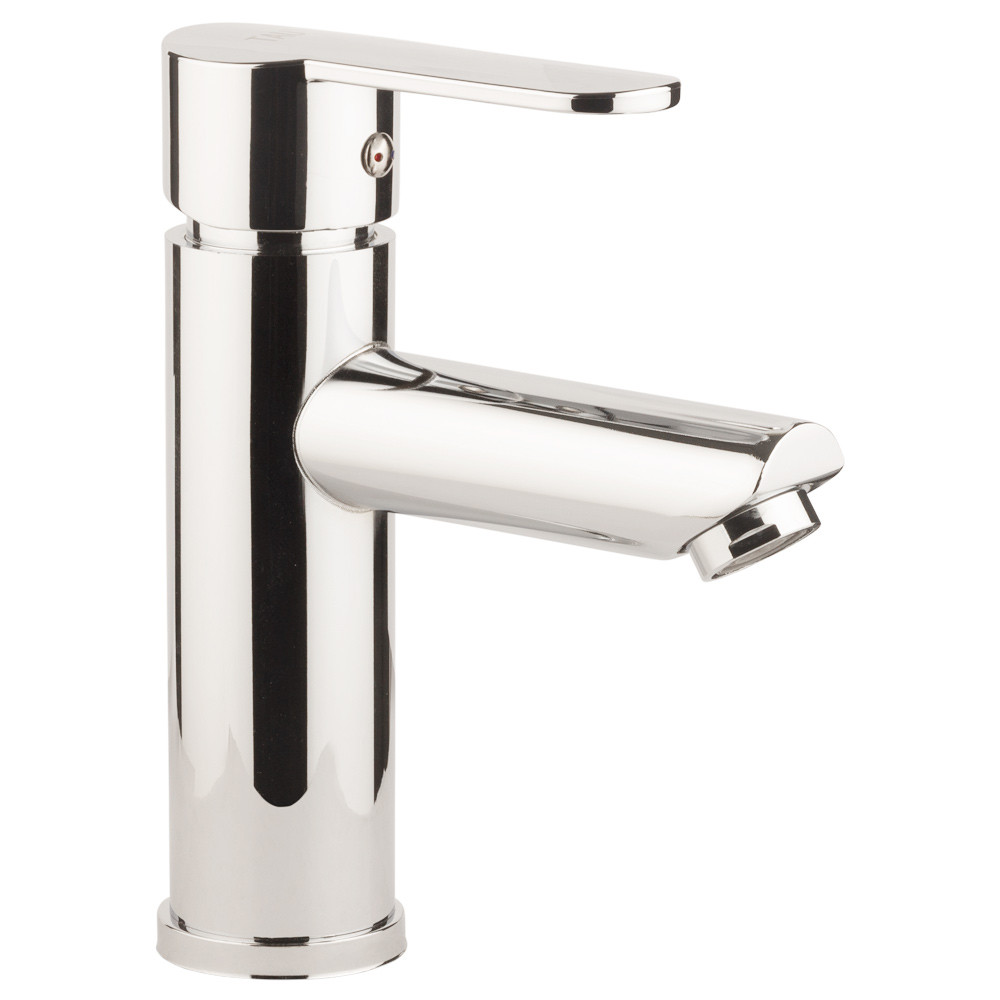 Змішувач для рукомийника, умивальника (нержавіюча сталь, монолітний, на гайці) для раковини ТМ TAU, фото 1