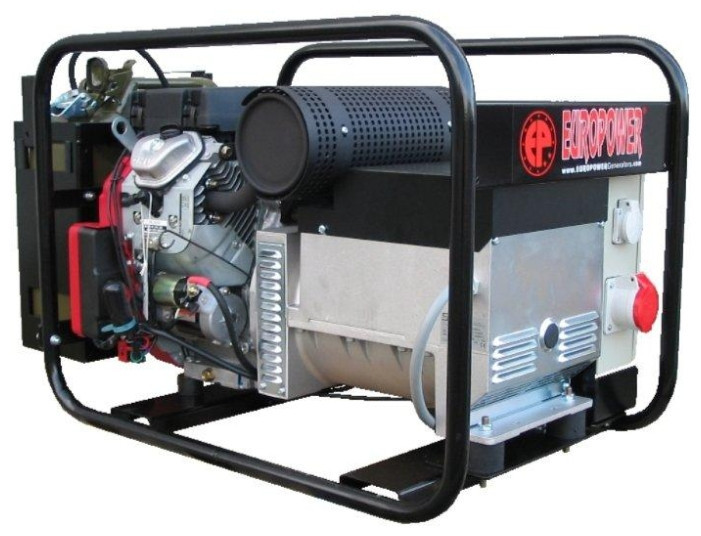 Однофазний бензиновий генератор EUROPOWER EP12000E (12 кВт), фото 1