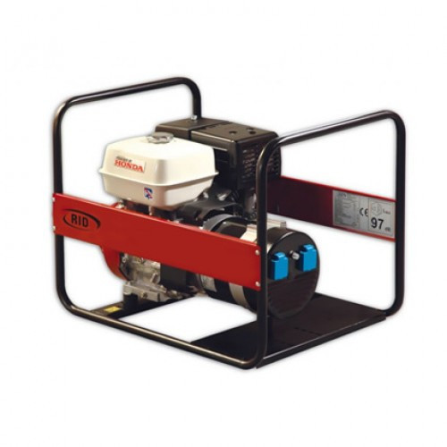 Однофазний бензиновий генератор RID RH 7001 E (5.8 кВт), фото 1