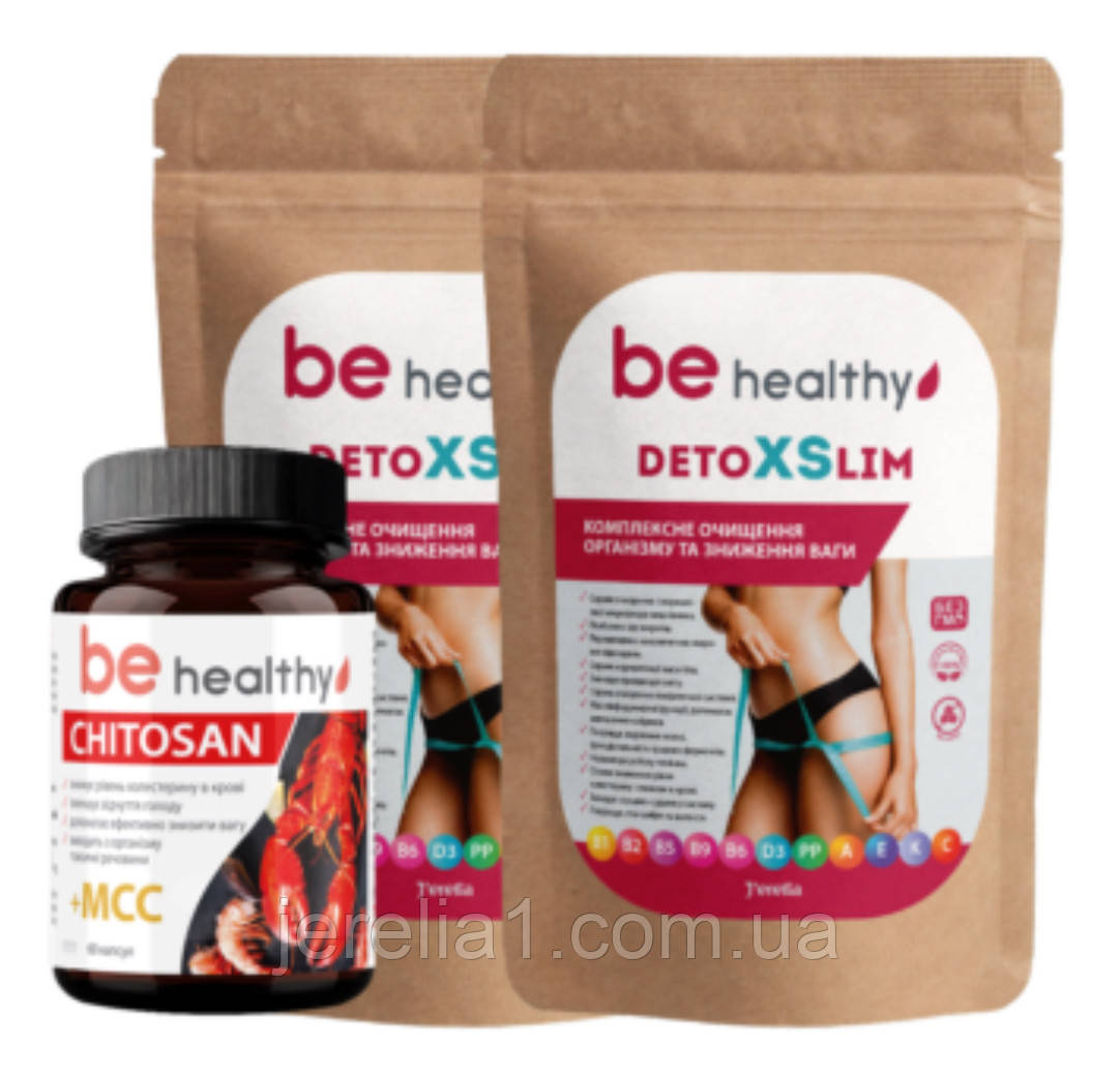 Набір «DETOXSLIM+DETOX з хітозаном» для схуднення, фото 1