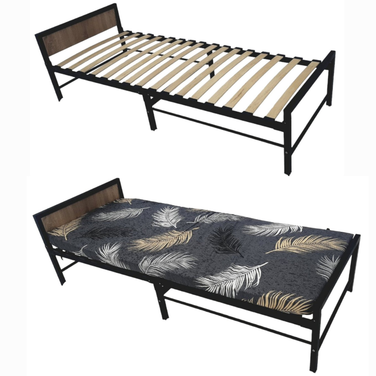 Розкладачка Ніка з матрацом 7 см, фото 1