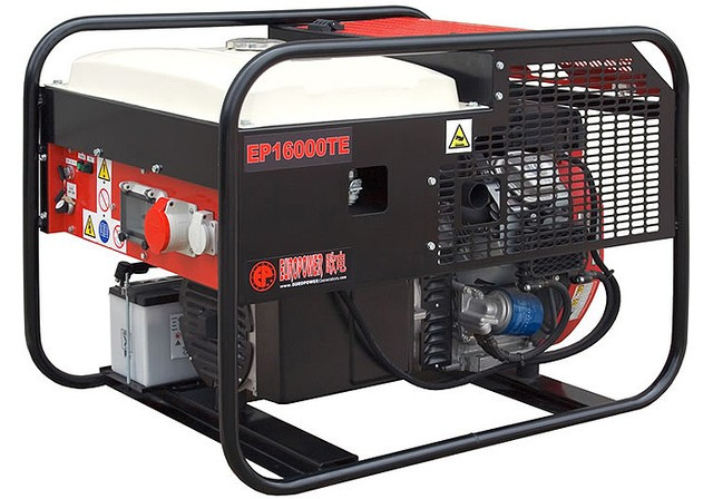 Трифазний бензиновий генератор Europower ЕР 16000TE (16 кВт), фото 1