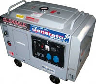 Трехфазный дизельный генератор GLENDALE DP6500L-SLE/3 АВТОЗАПУСК (5 кВт)