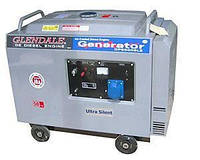 Однофазный дизельный генератор GLENDALE DP6500L-SLE/1 АВТОЗАПУСК (4,5 кВт)