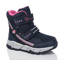 Дитячі зимові термо черевики B&G HL24-16. Зимове взуття BG Termo