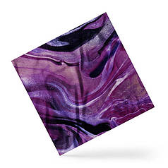 Хустка на голову і шию «Блискуча фіолетова фарба. Shiny purple paint»