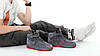 Зимові кросівки Nike Air Force High Gray Fur / Найк Аїр Форс Високі Сірі Хутро, фото 7