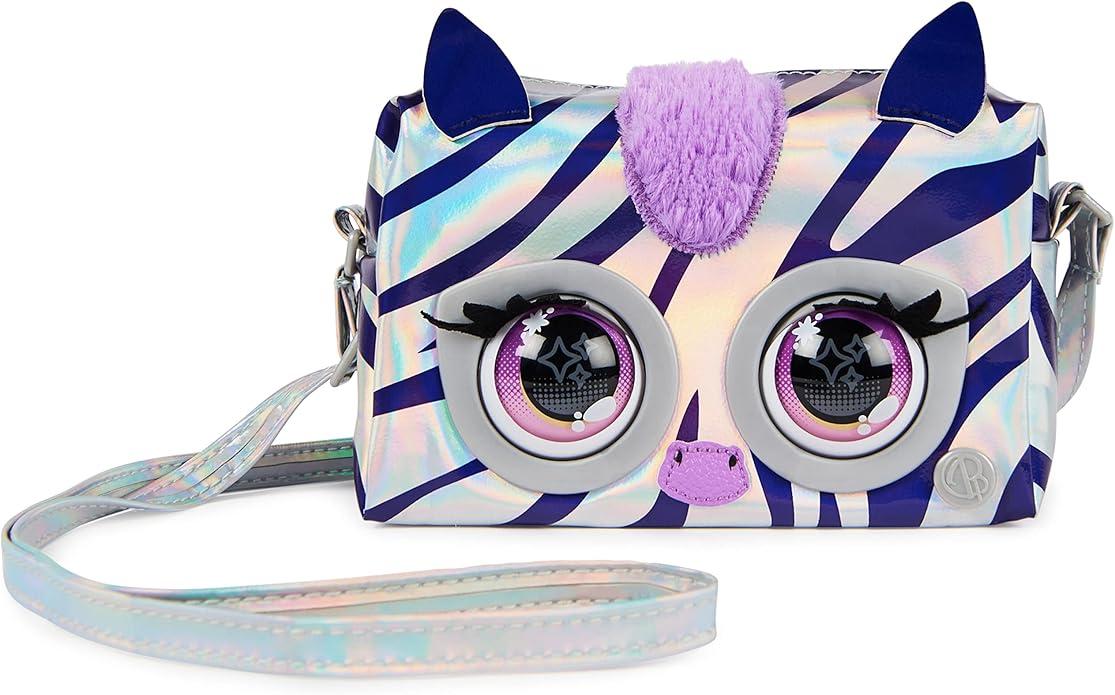 Інтерактівная сумочка зебра Purse Pets, Metallic Mood Flashy Frenchie