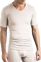 Мужское (нательное) белье футболка Warm Underwear, Hanro Men (шелк+шерсть)
