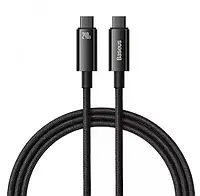 USB-кабель на 240W Type-C на Type-C BASEUS Tungsten Gold Fast Charging (3m, 240W). Black