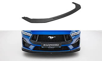 Сплітер Ford Mustang GT MK7 (2023+) тюнінг обвіс губа спідниця переднього бампера (Street Pro V1)
