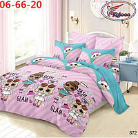 Фланелева дитяча постільна білизна Полуторного розміру 150*210 см ЛОЛ