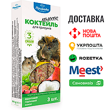 Колосок Природа "Коктейль" для гризунів 90 г (фрукт, горіх, кокос)