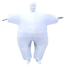 Надувний костюм Хромакей, Косплей, Костюм. Надувний Білий