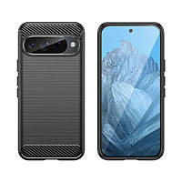 Гумовий чохол для Google Pixel 9 чорний протиударний бампер