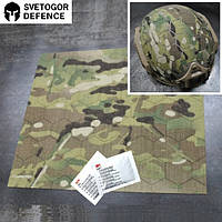 Універсальні наліпки камуфляжні (мультікам) СОТИ максі Universal Kit Large SVETOGOR DEFENCE 29x29см Cordura