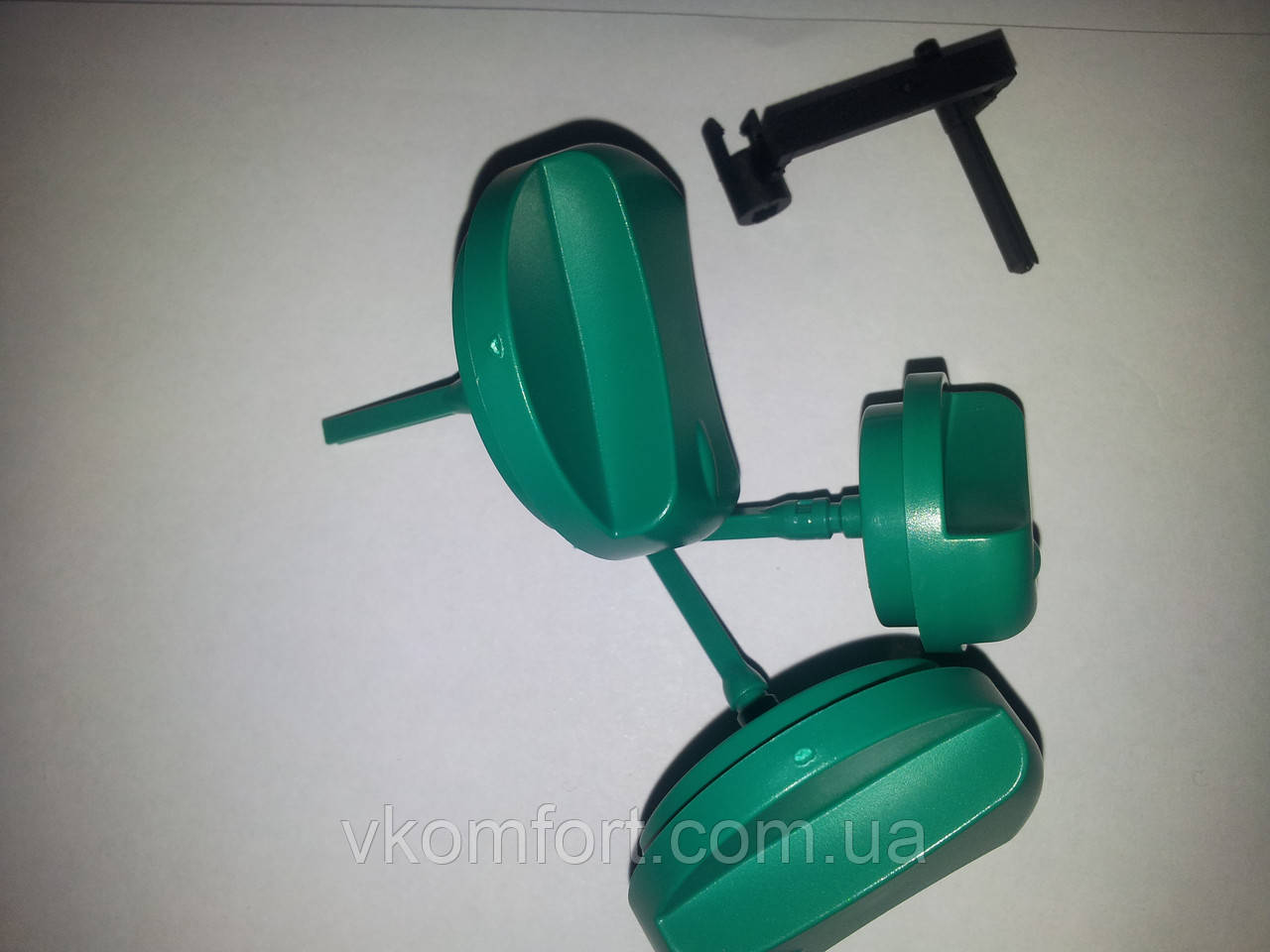 Ручки регулювання температури зелені ГВП та ОС Vailllant MAX Pro-Plus ( к-т ), фото 1