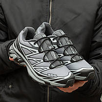Зимові Чоловічі Кросівки Salomon XT-6 Advanced Gore-Tex Dark Grey / Саломон ХТ-6 Адванст Гор Текс Темно Сірі, фото 4