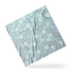 Хустка на голову і шию «Блакитна мозаїка. Blue mosaic»