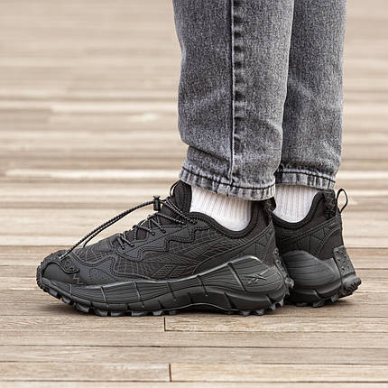 Зимові Чоловічі Кросівки Reebok Zig Kinetica 2.5 Edge Gore-Tex / Рибок Зіг Кенетика 2.5 Едж Гор Текс Чорні, фото 1