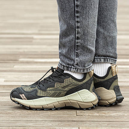 Зимові Чоловічі Кросівки Reebok Zig Kinetica 2.5 Edge Gore-Tex / Рибок Зіг Кенетика 2.5 Едж Гор Текс Хакі, фото 1
