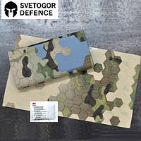 Універсальні наліпки камуфляжні (мультікам) СОТИ мини Universal Kit Small SVETOGOR DEFENCE 19x29см Cordura
