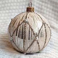 Шар новорічний на ялинку "Ниточки" 60 мм